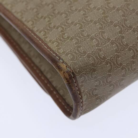 CELINE Macadam Canvas Shoulder Bag Beige - Picture 16 of 16